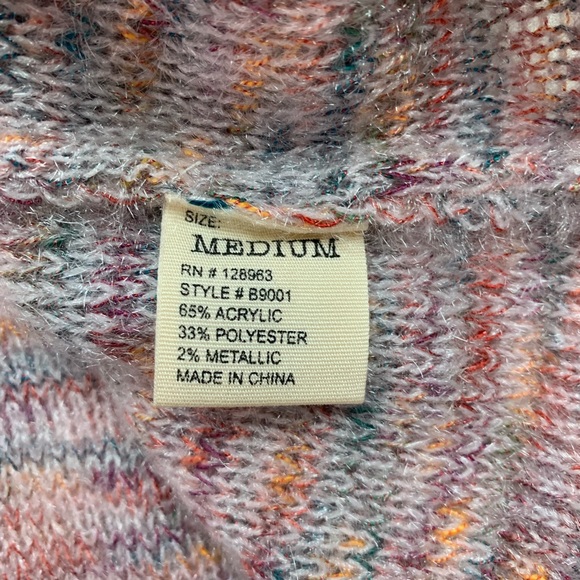 Banjara Caged Sleeve Sweater Multicolor - Picture 4 of 5